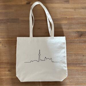 Toronto Skyline Canvas Tote